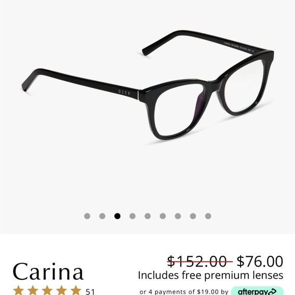 Diff Carina New in Box Blue Light Glasses Evergreen - Picture 7 of 8